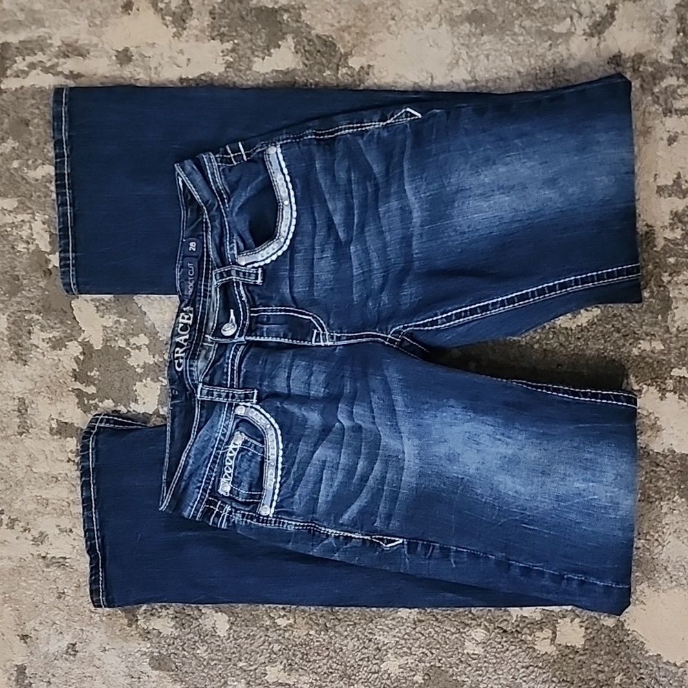 Grace in LA 28x33 Boot Cut Jeans